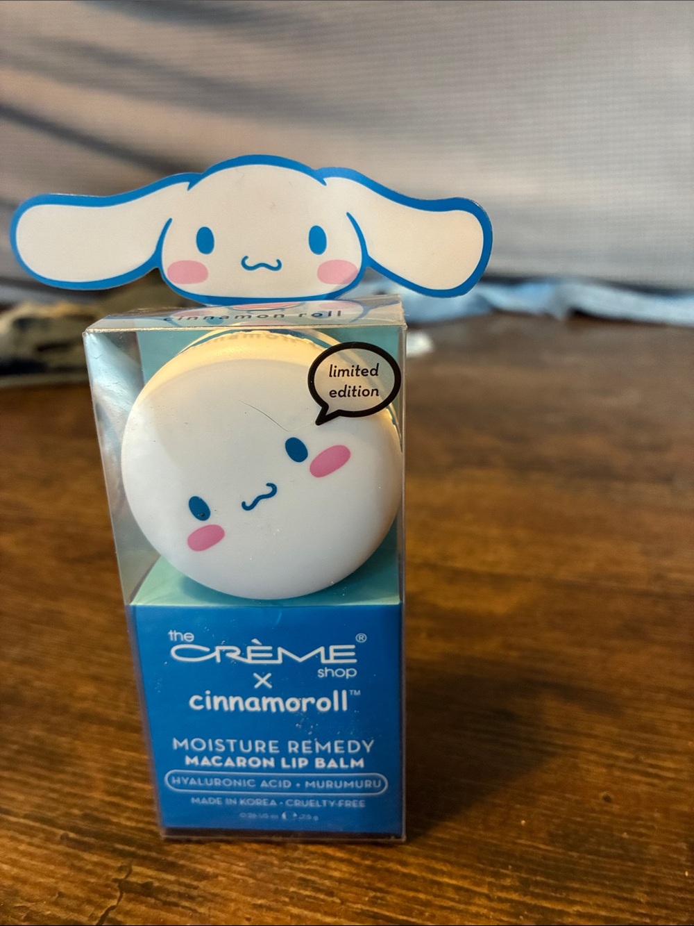 The Crème Shop x Cinnamoroll Moisture Remedy Macaron Lip Balm - White